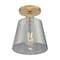 Nuvo Fixture, Semi Flush, 1-Lght, Incandescent, 100W, 120V, A19, Medium Bse, Length: 7.25 60/7323 - alternate 3